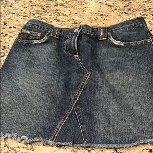 J. Crew Women's Blue Denim Skirt